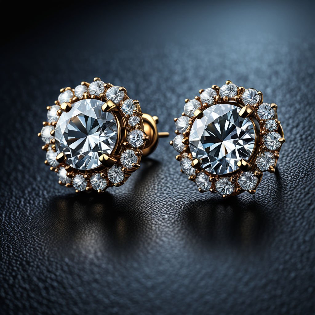 Classic Diamond Stud Earrings