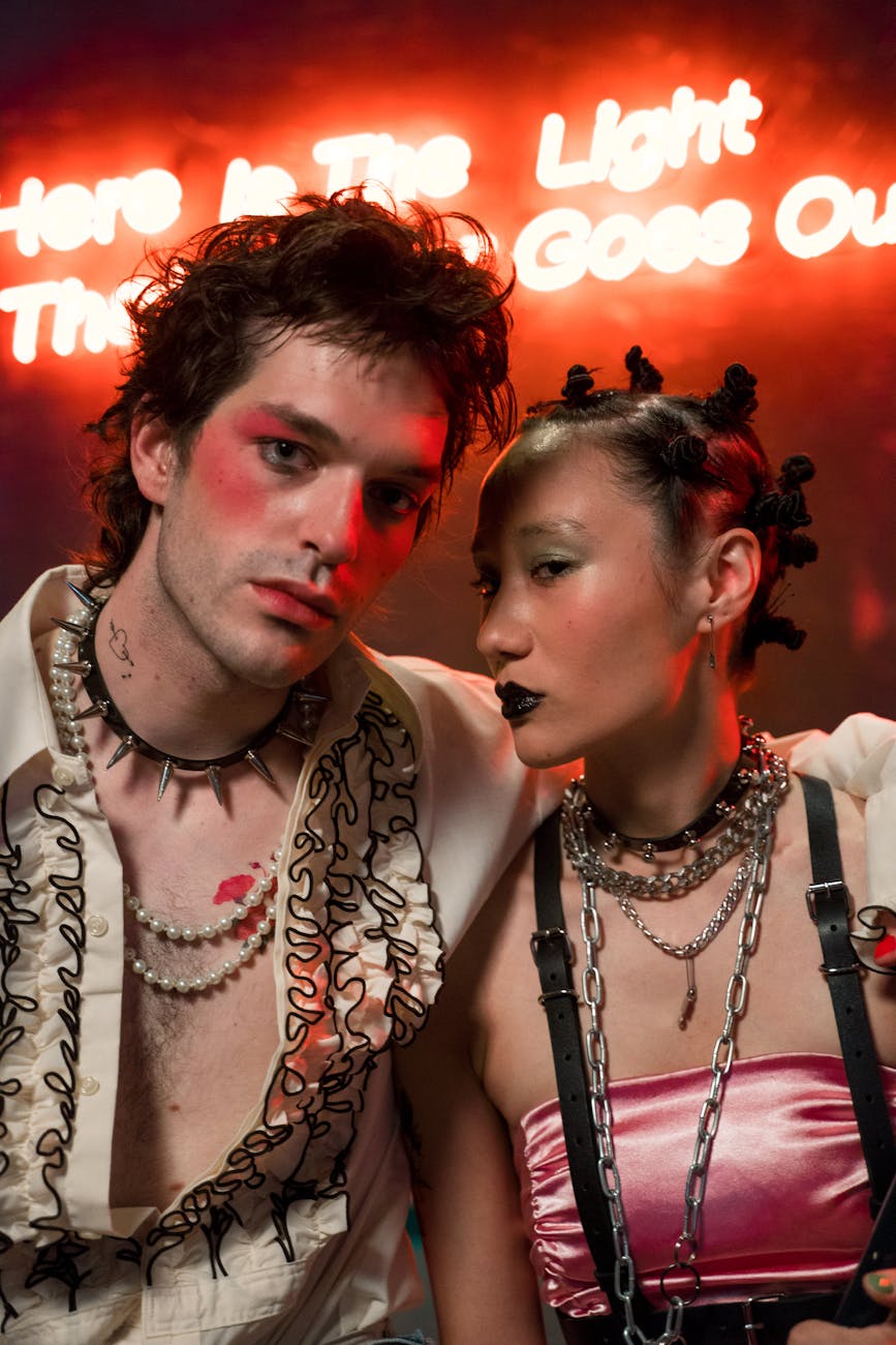 punk style couple