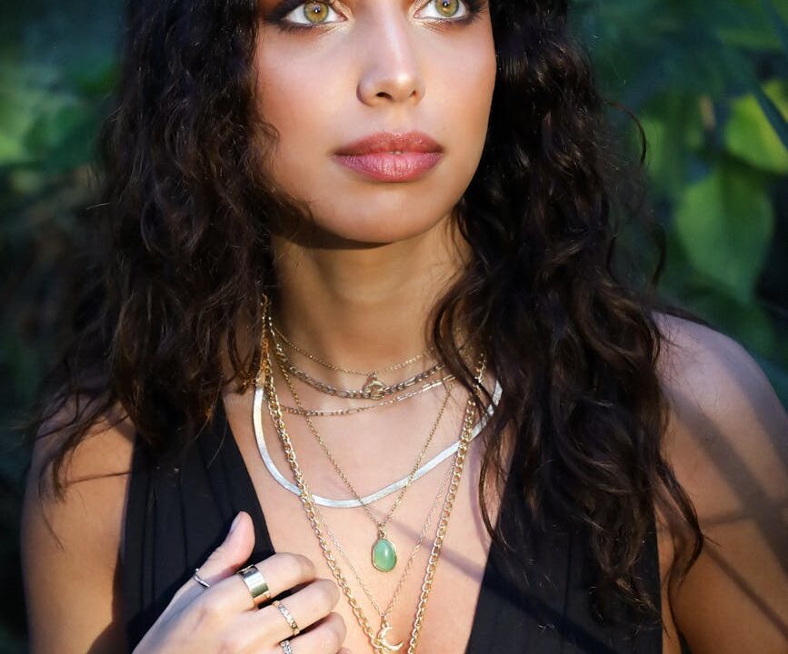 portrait of brunette woman