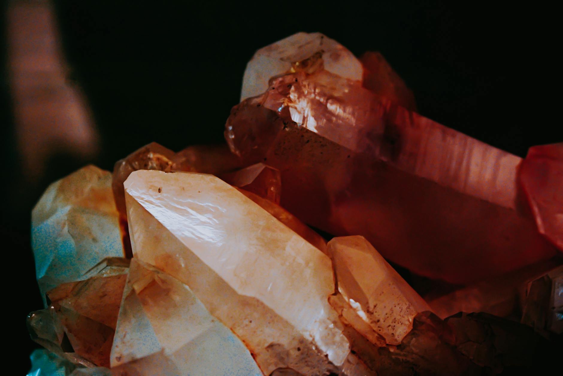 shiny mineral stones